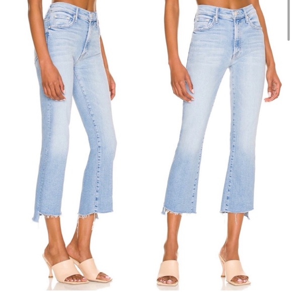 Mother The Insider Crop Step Fray in Limited Edition